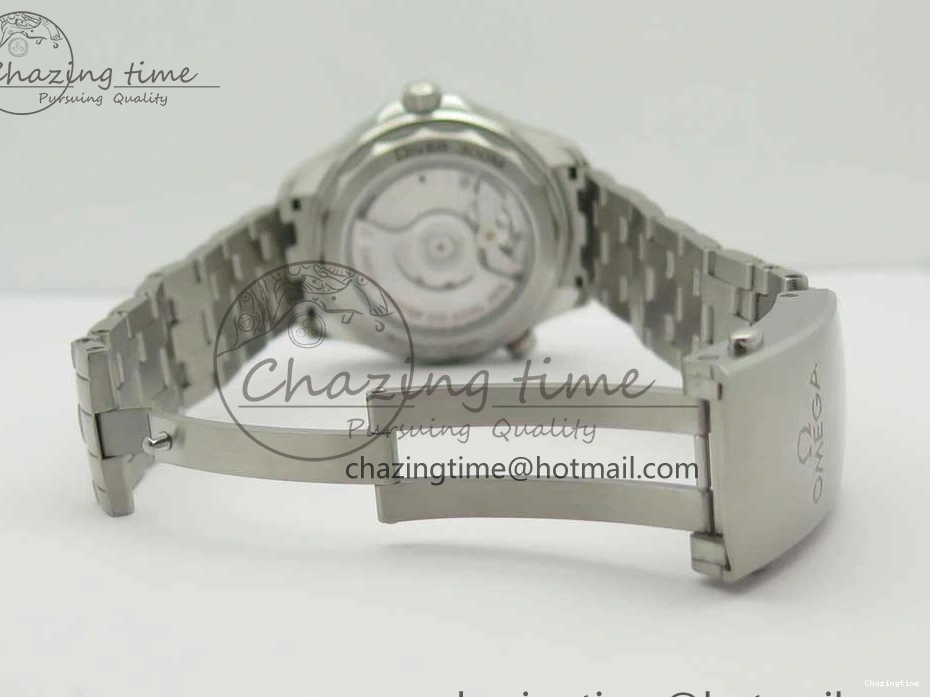 0419 ZeroBulk 2018 Seamaster Diver 300M OMF Best Edition Blue Ceramic Blue Dial on SS Bracelet A8800 (Black Balance Wheel) 7957